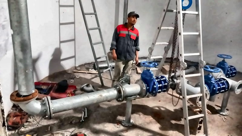 Équipement hydromécanique de station — réalisation FPS au Maroc
