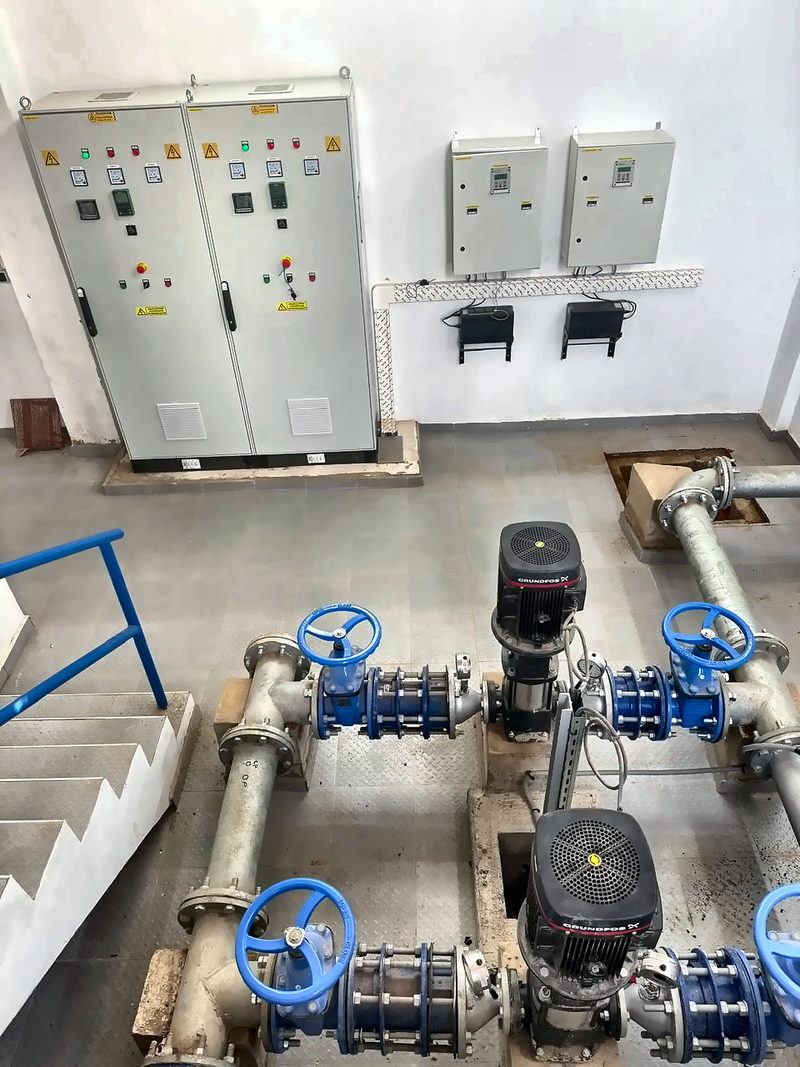 Surpression et distribution en station — réalisation FPS au Maroc