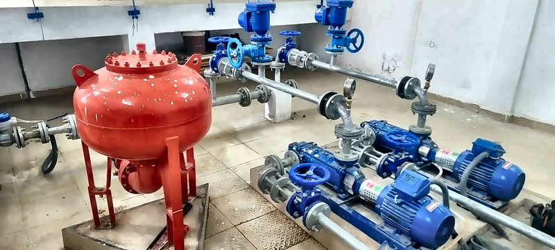 Station de surpression anti-bélier — réalisation FPS au Maroc